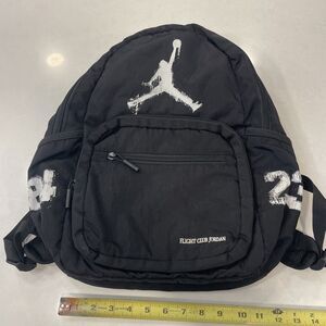 Nike Jordan Jumpman Air Backpack Black Laptop Sleeve Padded Straps Zip Pouch